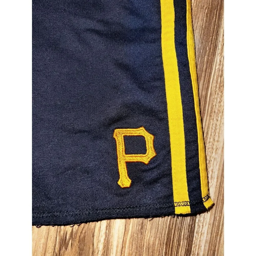 Adidas Pittsburgh Pirates MLB 2 Piece‎ Set Shirt & Shorts Outfit Boys Sz 5 6